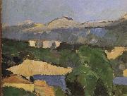 Paul Cezanne Mountain oil painting on canvas